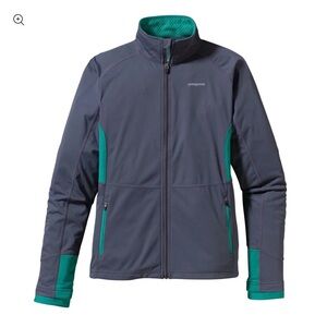 Patagonia Wind Shield Hybrid Jacket - Women’s S Small Blue Teal - FREE SHIPPING
